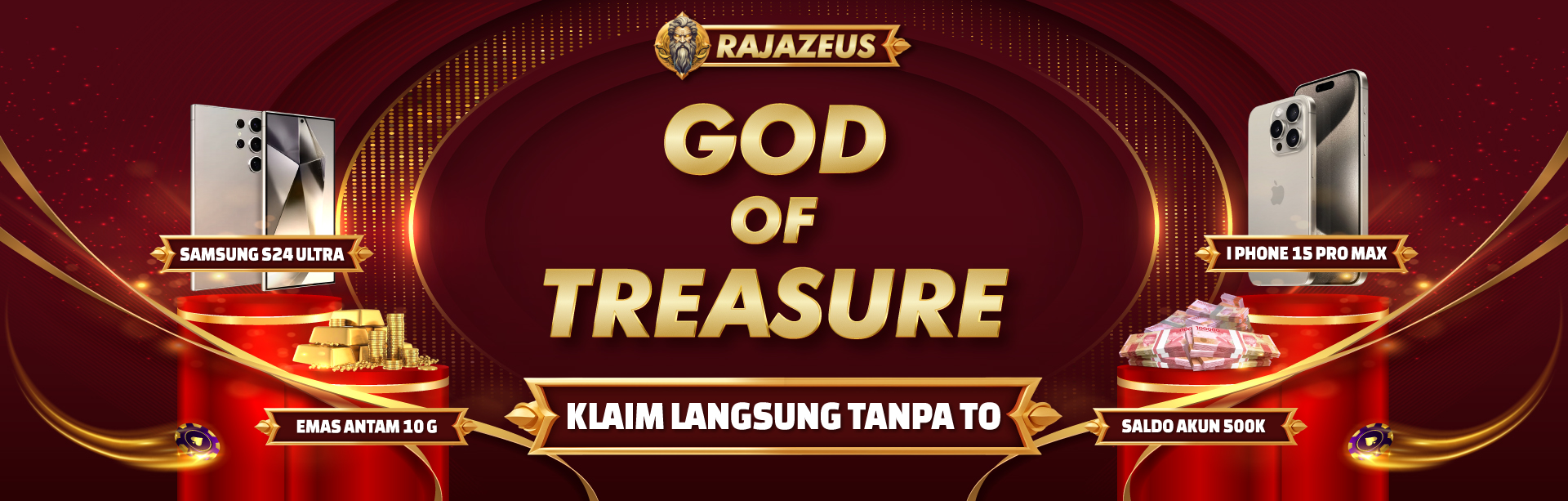Event God Of Treasure Rajazeus
